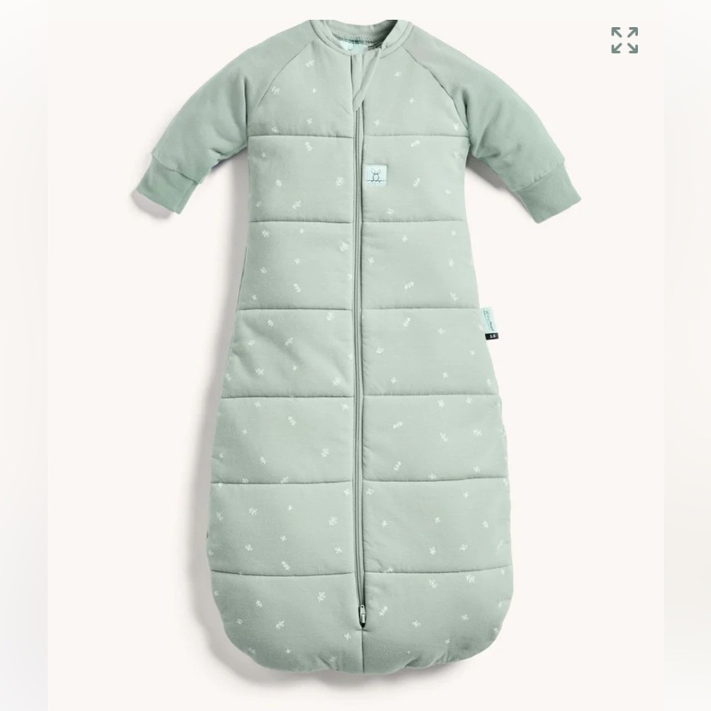 Ergo Australia Sleep Sack 3.5 TOG Sleeved Sage toddler sleep sack Heritage 24 Mo